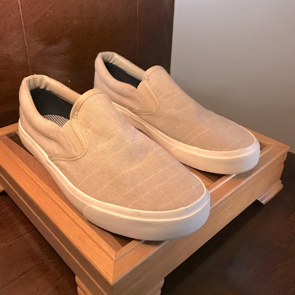 Express shoes | gray tan | size 9 | slip on